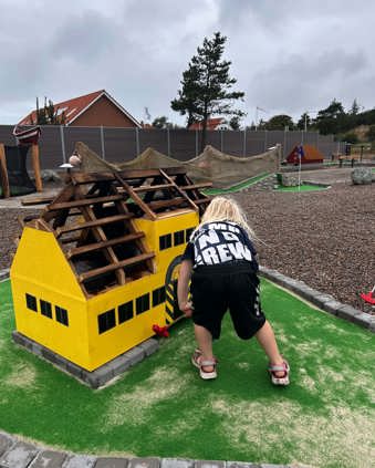 Historisk minigolfbane i Nymindegab 